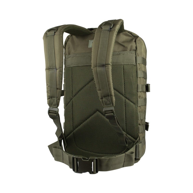 Mil-Tec Unisex Assault Pack - Rugged Durable Lightweight Ergonomic Versatile Tactical Outdoor Camping Hiking Backpack with Adjustable Padded Shoulder Straps & MOLLE Loops, Olive Drab, 20L - Image 4